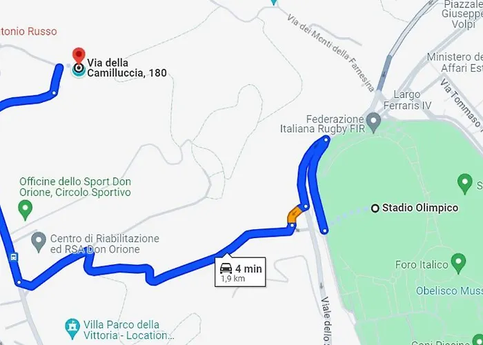 La Casa Nel Parco - Stadio Olimpico, Auditorium Con Posto Auto Apartment Rome
